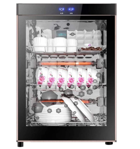circular infrared heater for warming display