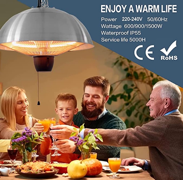 Outdoor radiant heater
